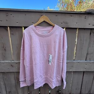 Time and Tru Light Pink Crewneck Sweatshirt